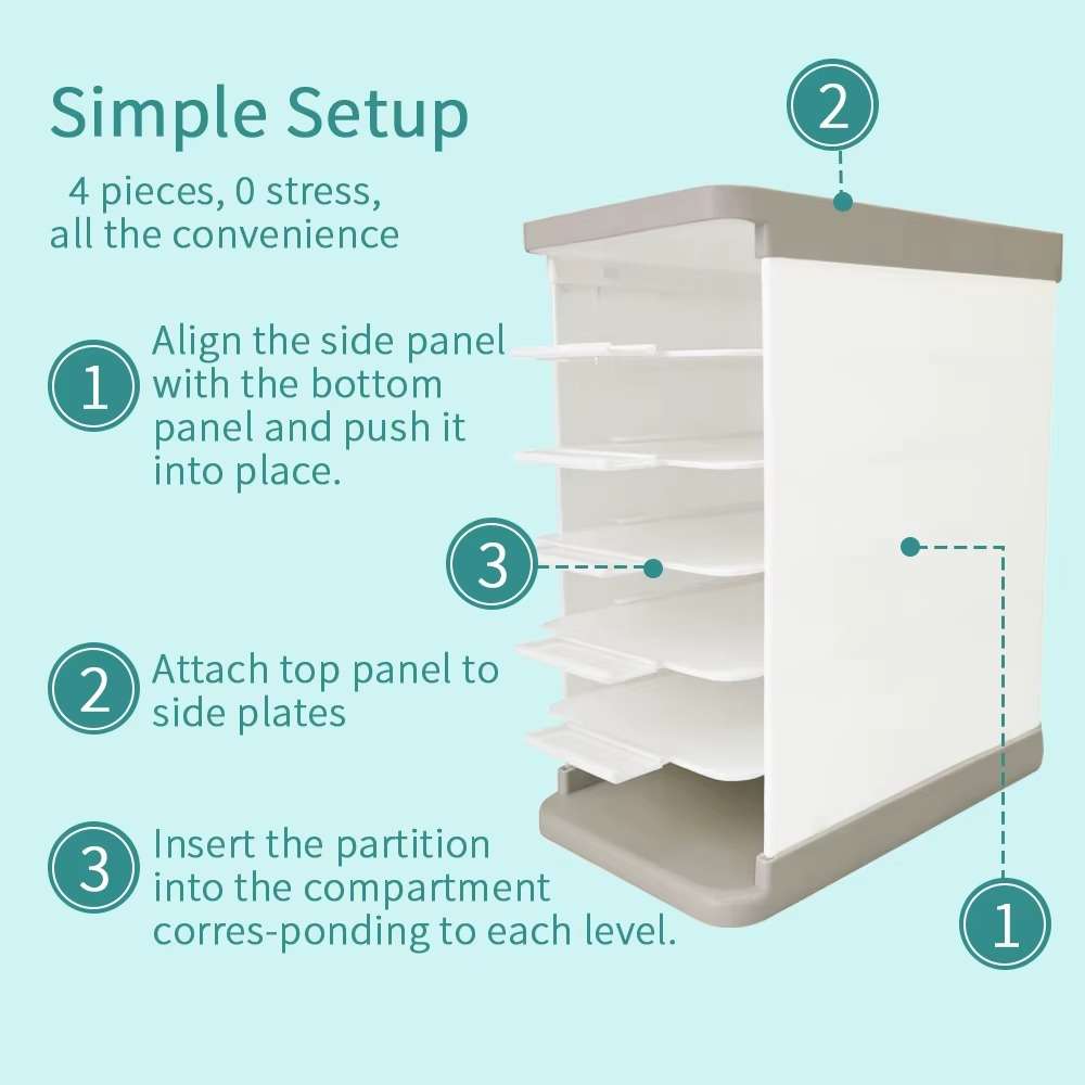 Mulan Freeze Organizer for Breast Milk Storage Bags with Divider Panel - Image 2