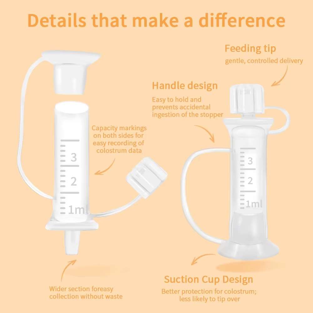 Mulan 3ml Colostrum Collector BPA Free Silicone – 10pcs - Image 3